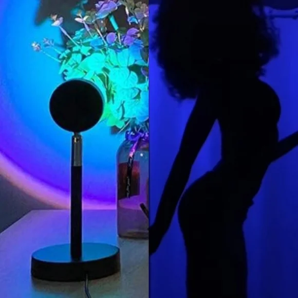 Accents | Sunset Silhouette Colors Lamp | Poshmark display picture 3